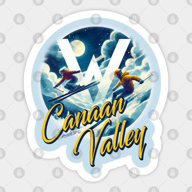 Canaan Valley Sticker by Billygoat Hollow